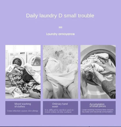 Portable Foldable Washing Machine Mini Laundry Washer with Spin Dryer